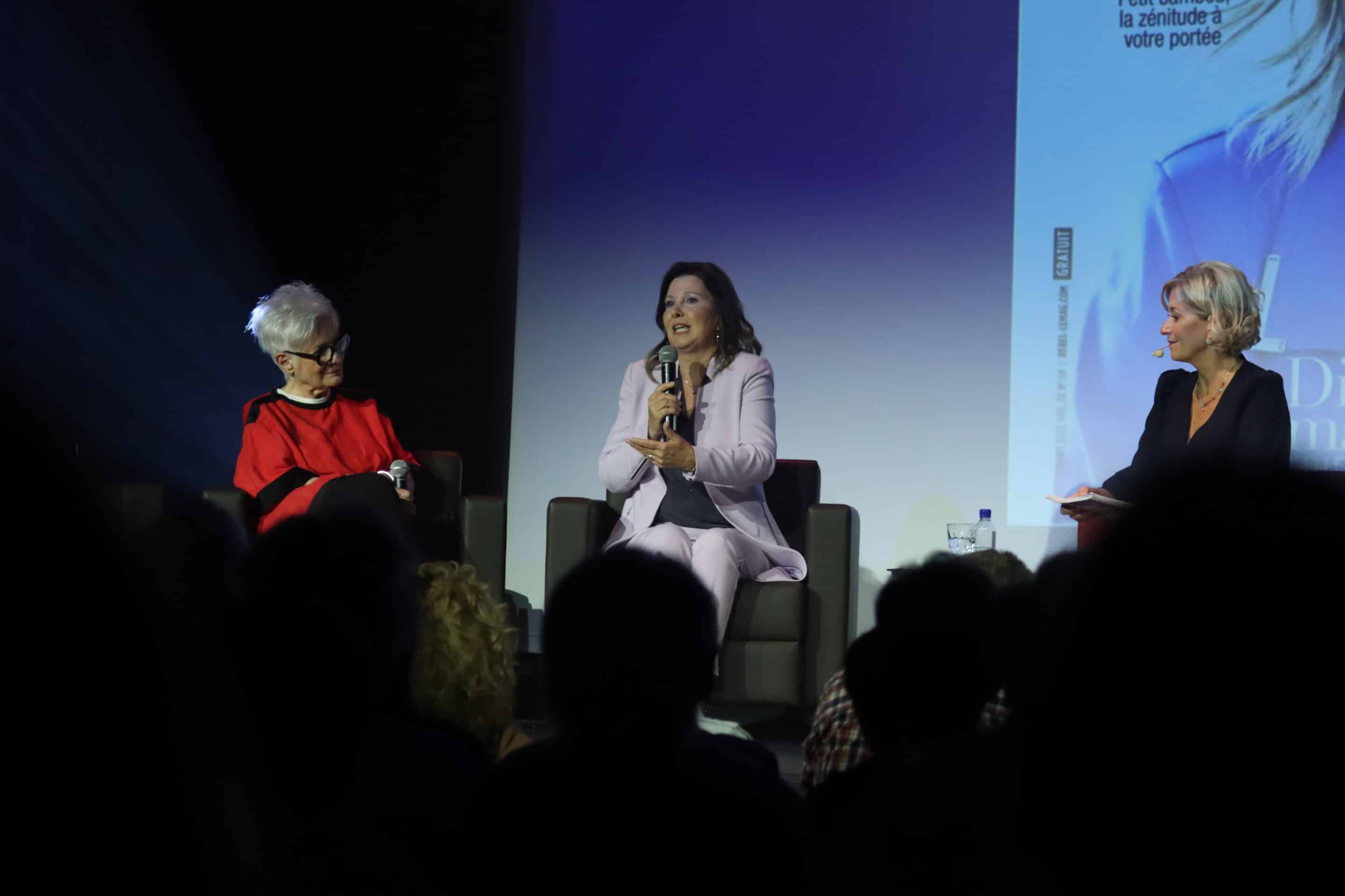 Louise Latraverse, Diane Lamarre et Michèle Sirois.