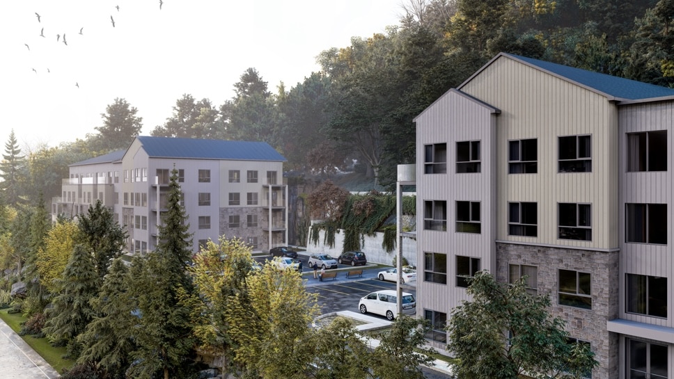 Sainte-Adèle: 72 lodges under construction